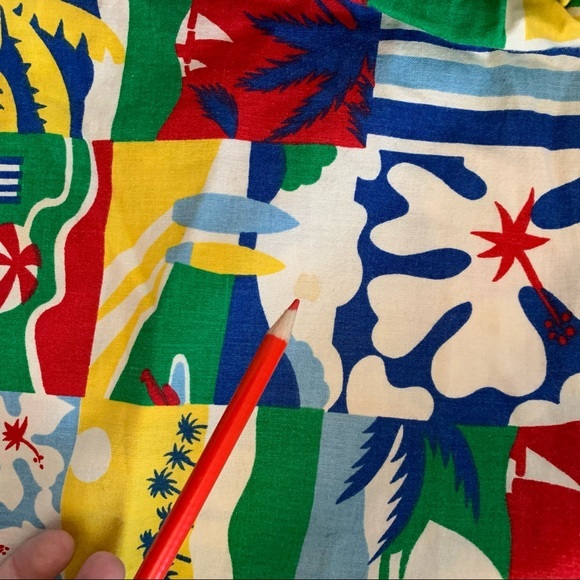 VTG Single-Stitch Beach Surf Drawstrng Board Short - Picture 9 of 10